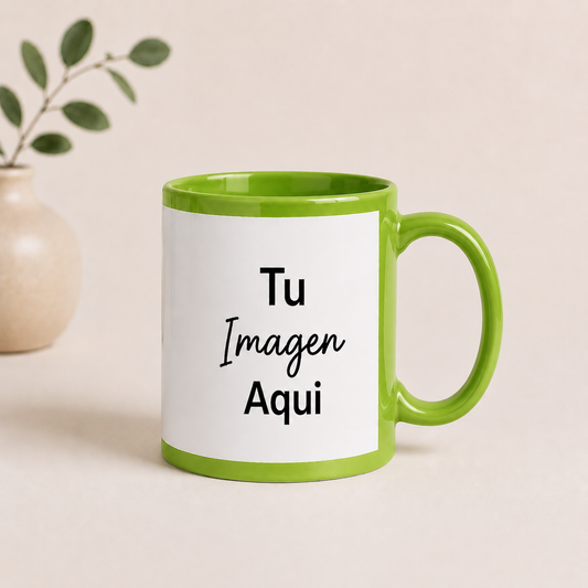 Taza 11oz personalizada cuadro de foto