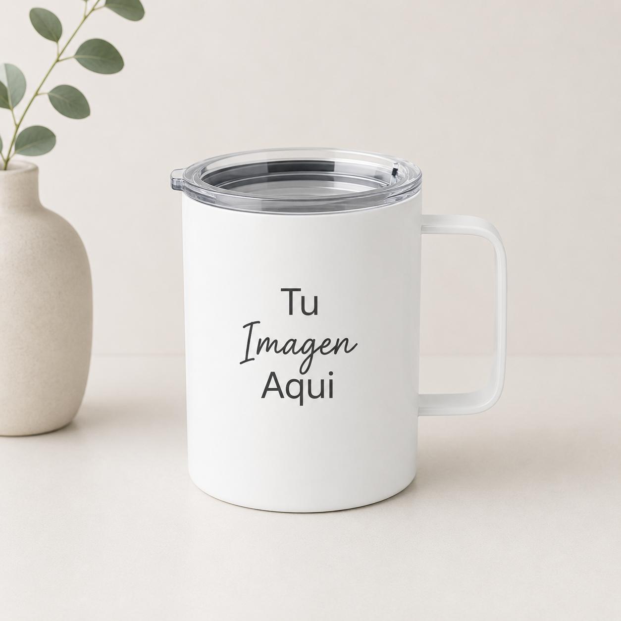 Taza de café isotérmica 12oz personalizada