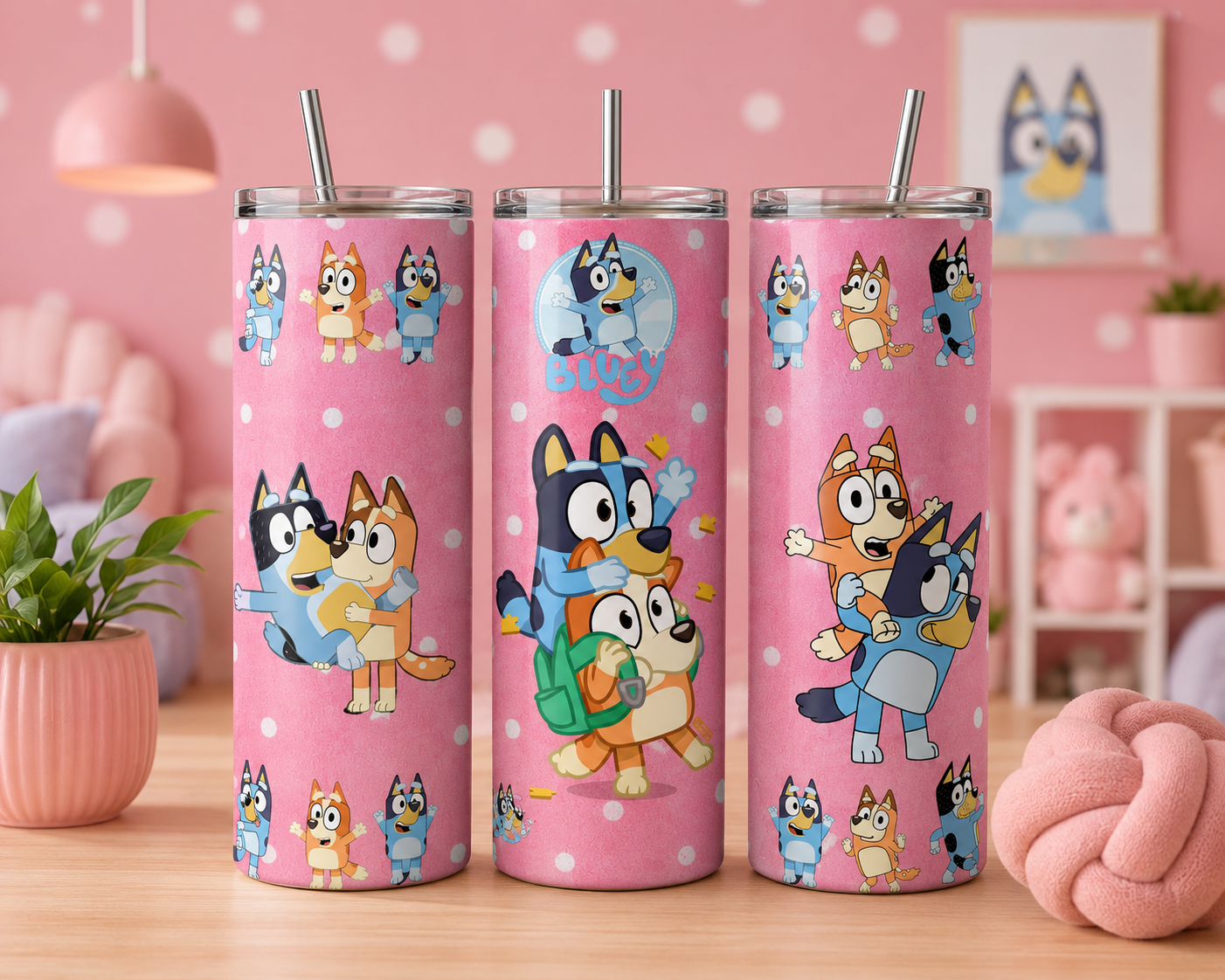 Tumbler 20 oz bluey