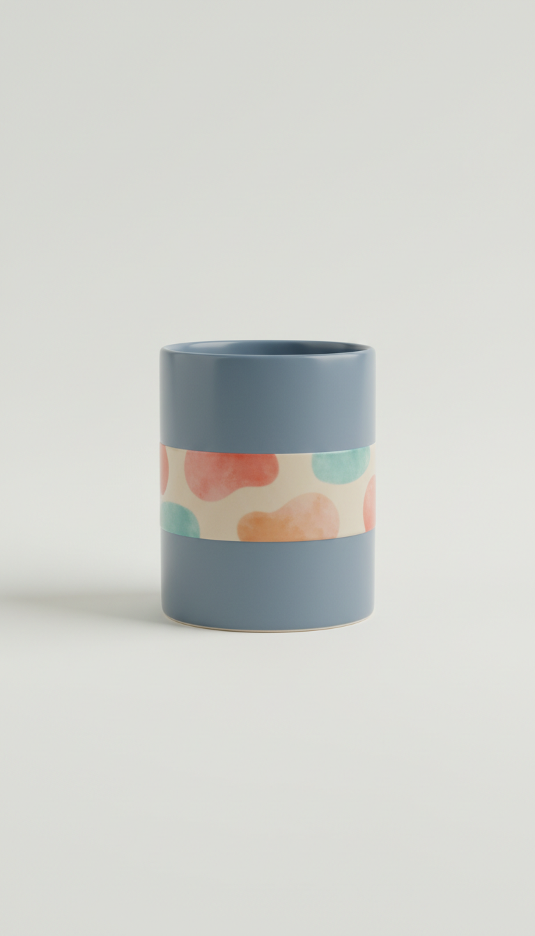 Taza de cerámica con diseño único