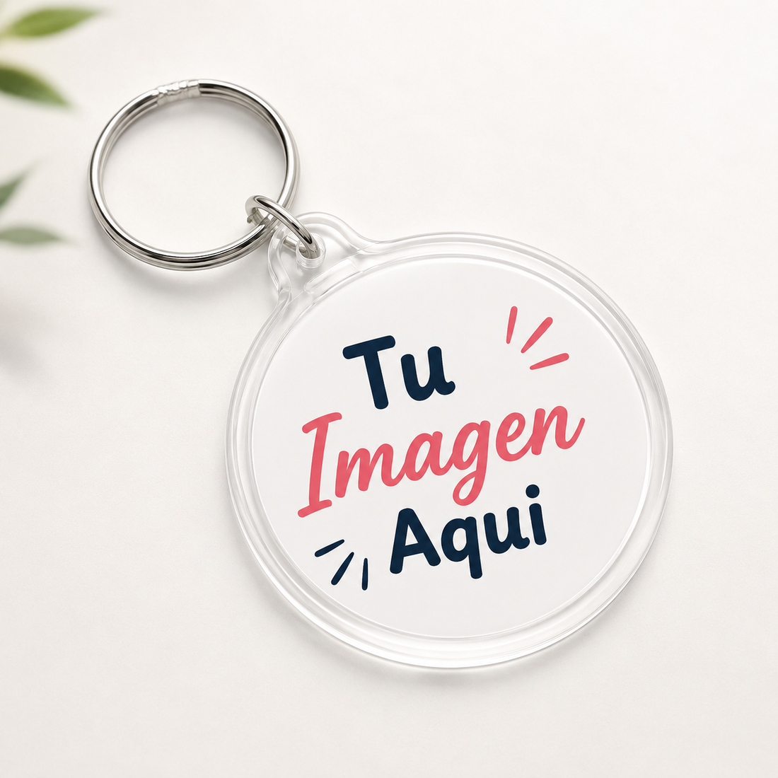 Llavero en madera MDF personalizado