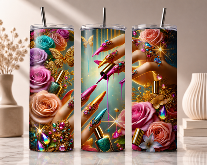 Tumbler Tecnica de uñaa