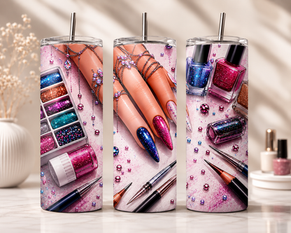 Tumbler Tecnica de uñaa