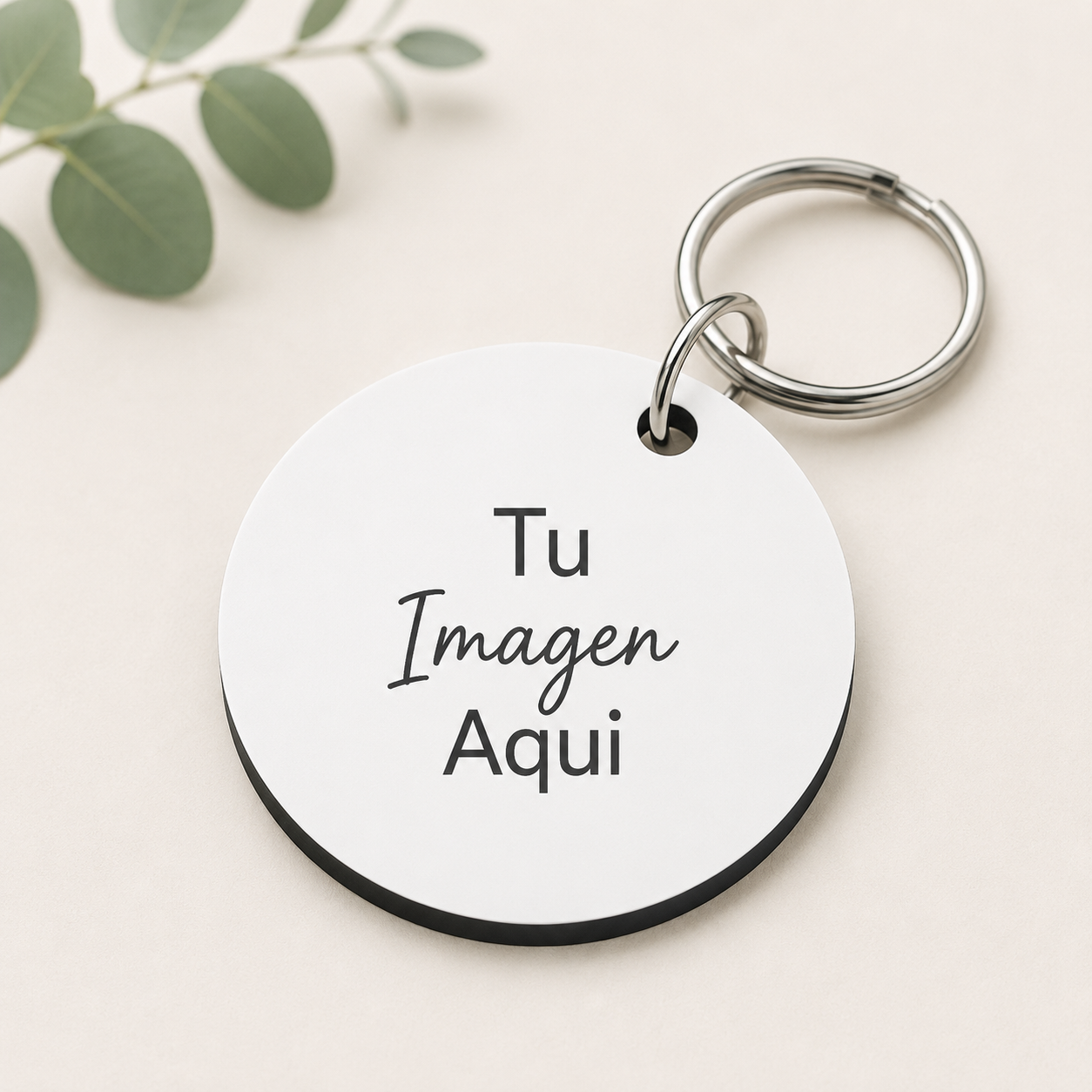 Llavero en madera MDF personalizado